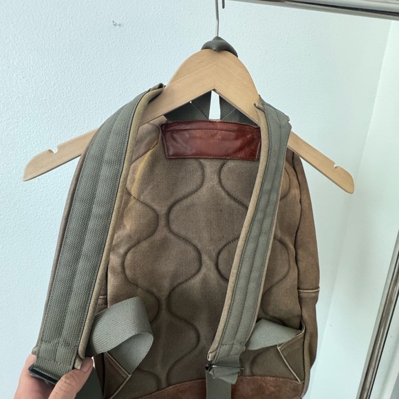 Rag & Bone Olive and Tan Backpack - Picture 3 of 4